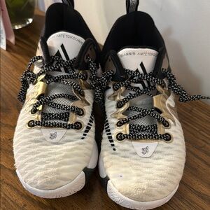 Nike Athletic Shoes - White and Gold